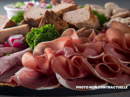 Jambon de pays en chiffonnade