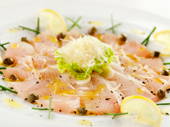 Carpaccio de daurade royale