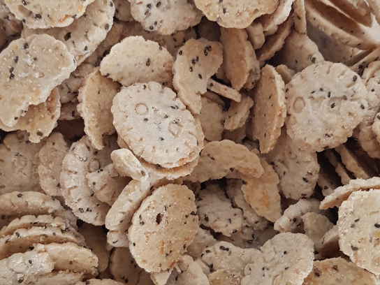 Biscuits apéro sablé parmesan et graines de Chia - vrac