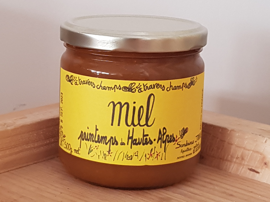 Miel printemps des Hautes-Alpes, 500g