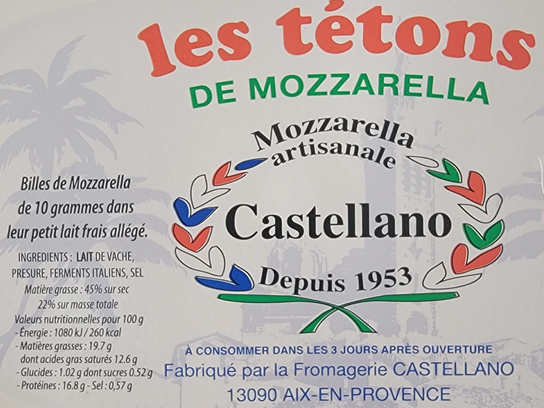 Bille de mozzarella - 100g