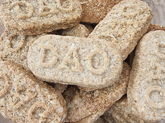 Biscuits DAO petit déjeuner flocons d'avoine et miel