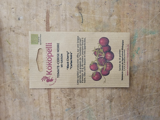 Graines de Tomate cerise noire