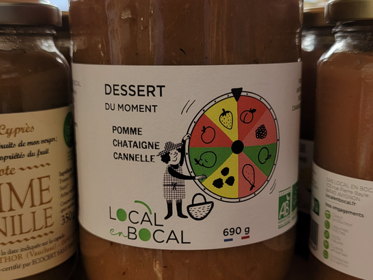 Dessert du moment pomme chataigne cannelle - 690g