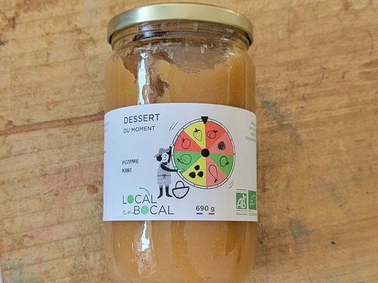 Dessert du moment Pomme kiwi Bio - 690g