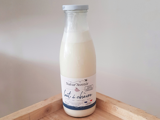 Lait de chèvre entier 75cl