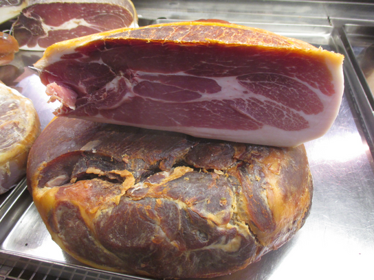 Jambon cru affiné 1 ans, à la coupe  - chiffonade