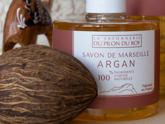 Savon liquide huile d'argan et orange, Vrac, 500ml