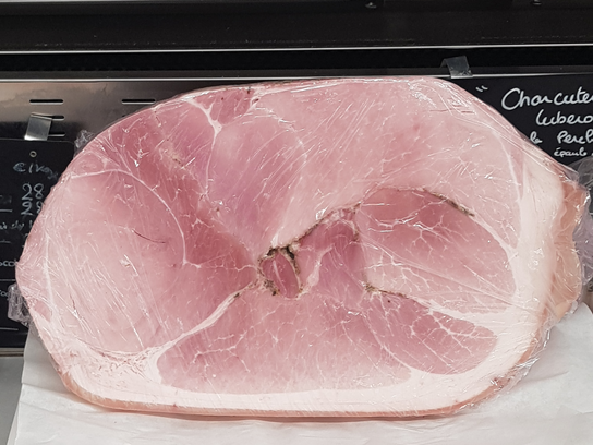 Jambon cuit, nature, à la coupe - épaisse