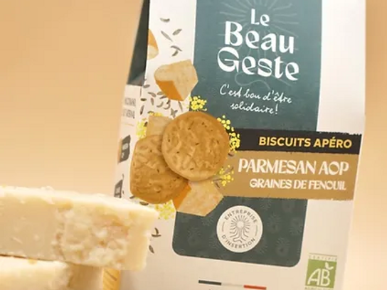 Biscuits apéro - Parmesan & Graines de fenouil