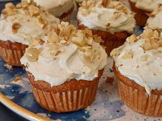 Cup Cake Karrot cake local, Bio et Vegan
