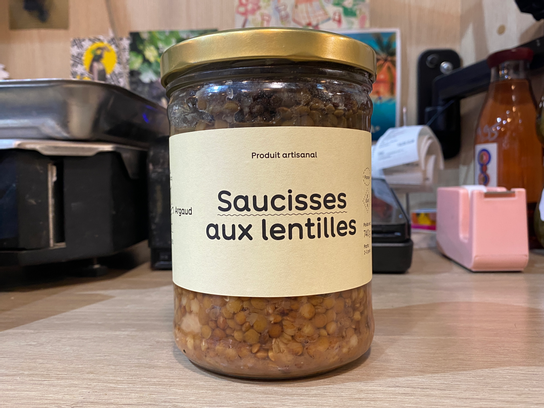 Saucisses aux lentilles