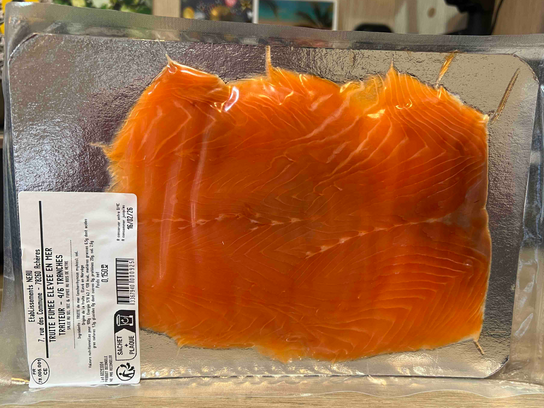 Filets de truite fumée - 4 à 6 tranches