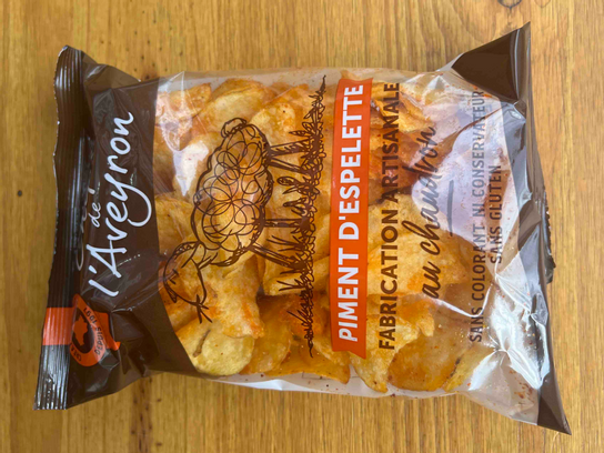 Chips de l'Aveyron au piment d'Espelette