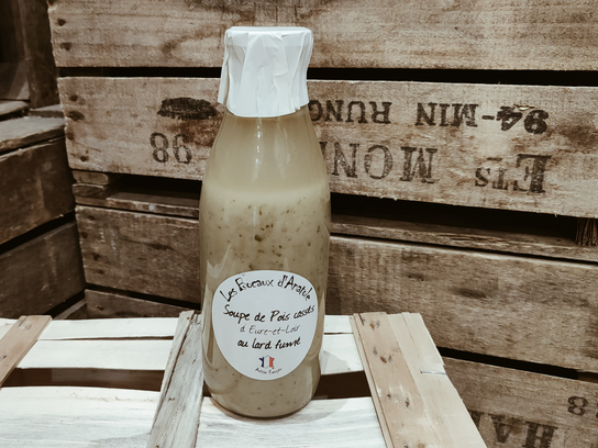 Soupe de Pois cassé d'Eure-et-Loir au lard fumé
