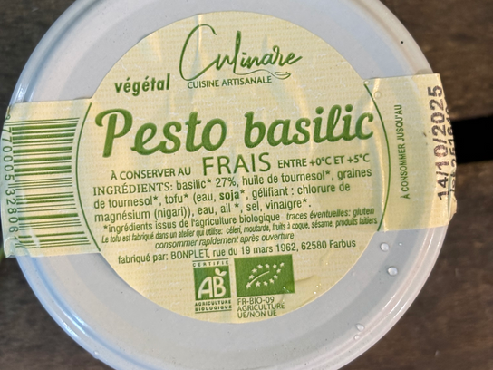 Pesto Basilic