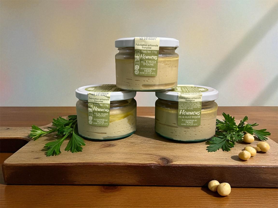 Houmous ail & huile d'olive