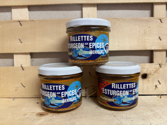 Rillettes d'esturgeon aux épices