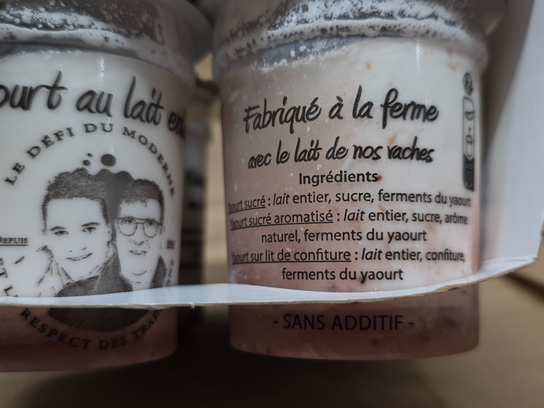 Yaourt fraise x 4