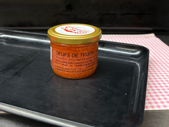 Œufs de truite pasteurisés