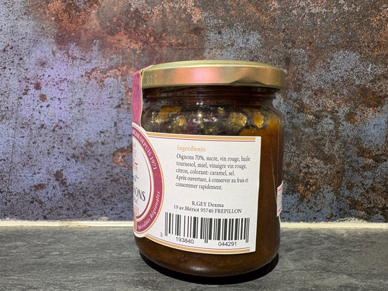 Confit d’oignons au miel