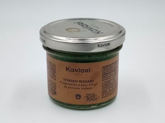 oeufs de poissons volants tobiko vert