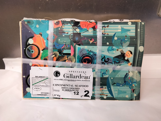 Panier Huîtres de Gillardeau n°2 X 12 pièces