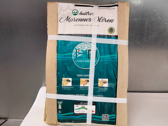 Panier d'huîtres Marennes Oléron n°3 en 2 douzaines