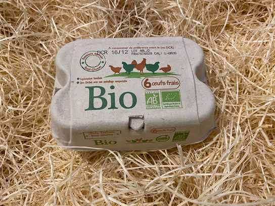 6 oeufs bio