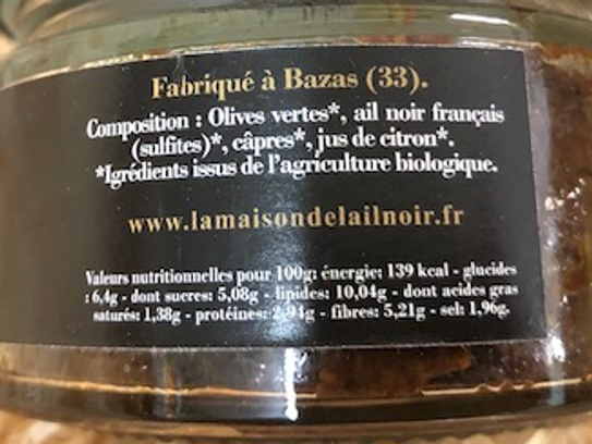 Olivade à l'ail noir