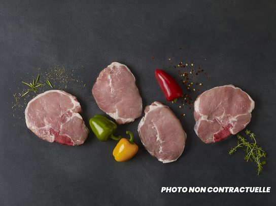 Le colis de porc fermier