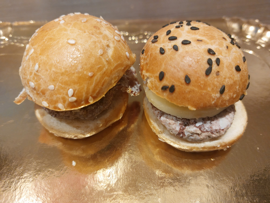 Mini burger - Cèpes et bacon