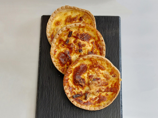Quiche saumon poireaux