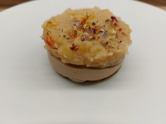 Douceur de foie gras et pommes façon tatin
