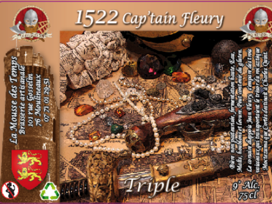 Bière 1522 Cap'tain Fleury 33cl