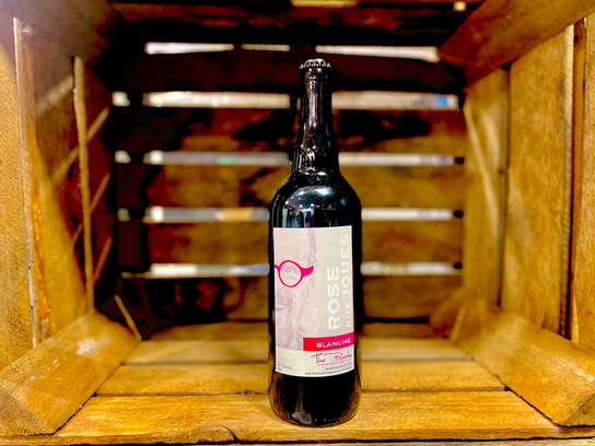 Bière banche The Popote ROSE AUX JOUES, 75CL
