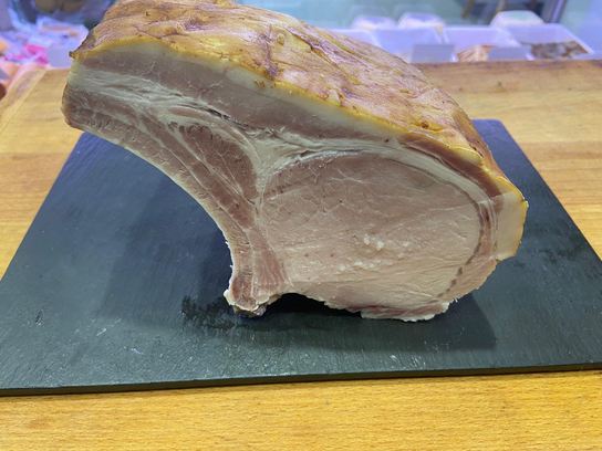 Côte de porc cuite