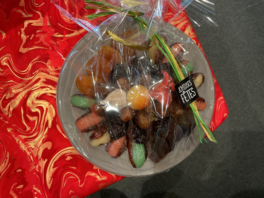 Corbeille de fruits sechés