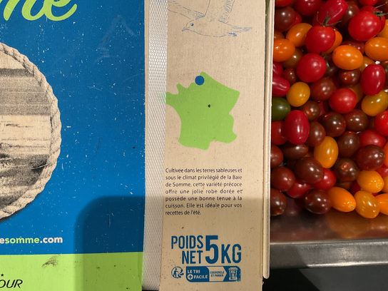 Pomme de terre de la baie de somme