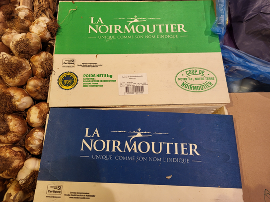 Pommes de terre Noirmoutier