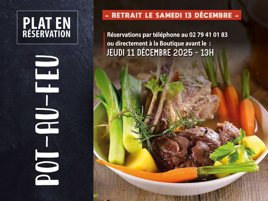 Réservation : POT-AU-FEU