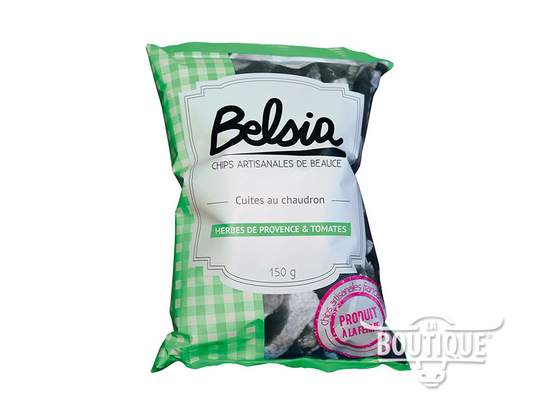 Chips Artisanales Herbes de Provence et Tomates - Belsia