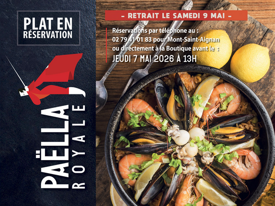Réservation : Paëlla Royale