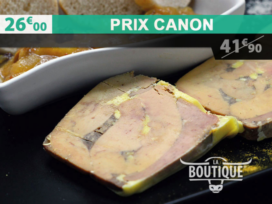 Foie Gras de Canard Entier Mi-Cuit - 500g