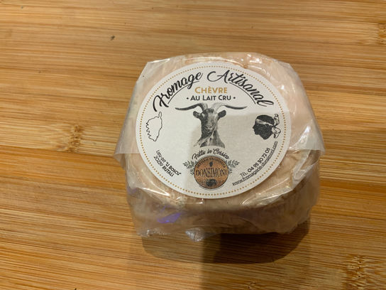 Fromage de Chèvre au lait cru Donsimoni 100g