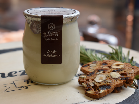Le yaourt Bordier vanille de Madagascar
