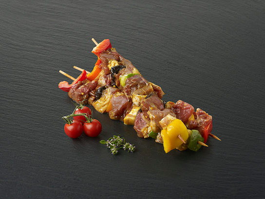 Brochette de canard