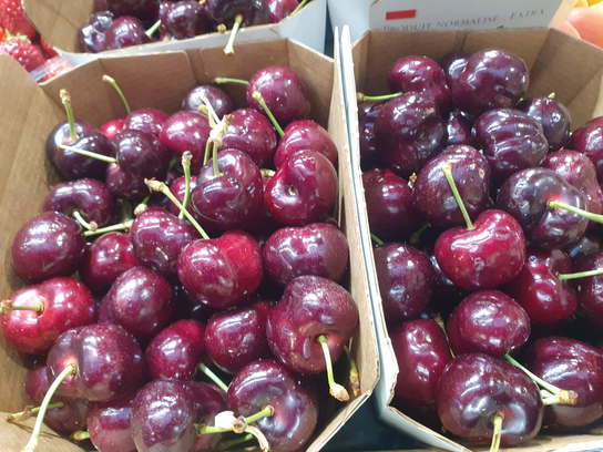 Cerises barquette
