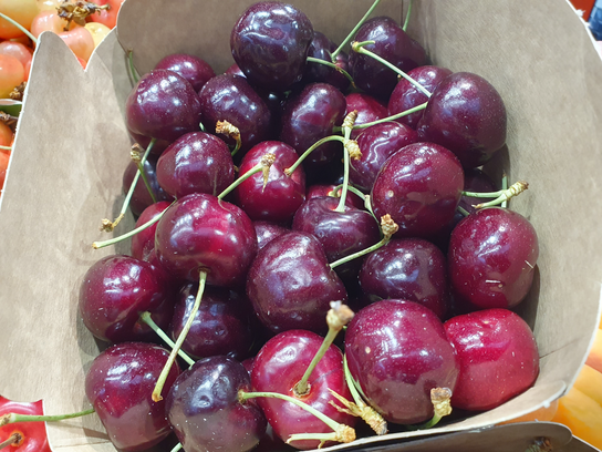 Cerises barquette 500g