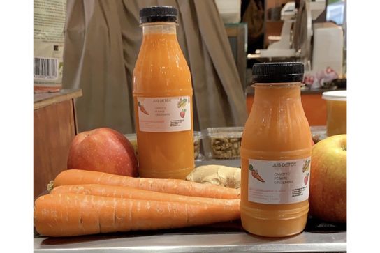 Jus détox Carotte Pomme Gingembre Frais